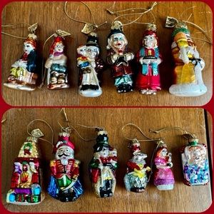 14pc Vintage Thomas Pacconi Ornaments.